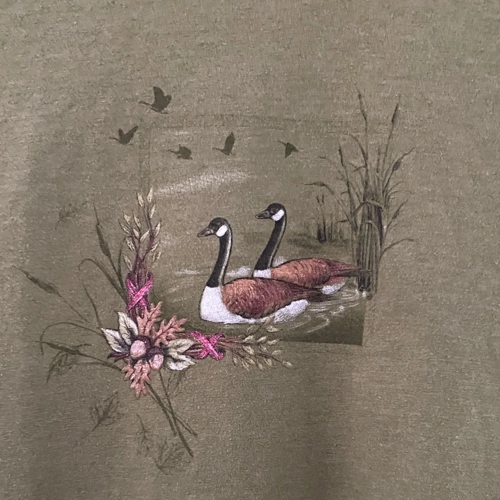 Olive Green Canada Goose Graphic Short Sleeve Tee - Picture 2 of 4